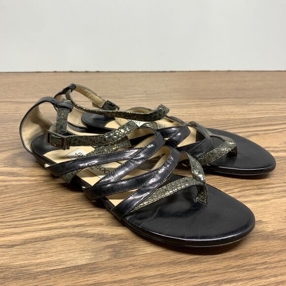 Jimmy Choo Flat Women's Strappy Sandals size 36 EU